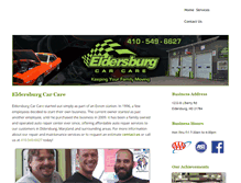 Tablet Screenshot of eldersburgcarcare.org